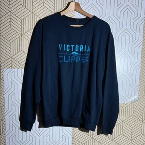 Victoria Clipper Men's Navy Crewneck Sweater